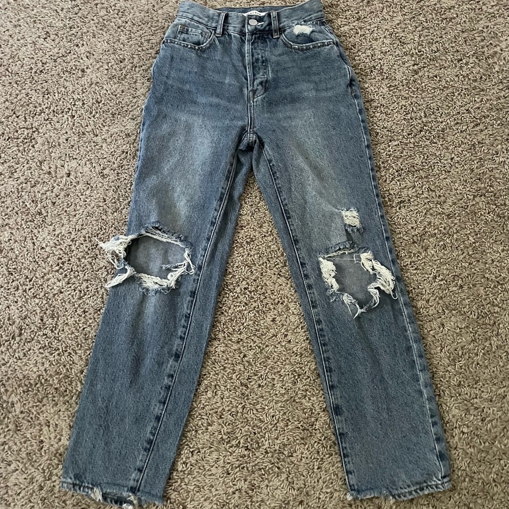 pacsun ripped mom jeans